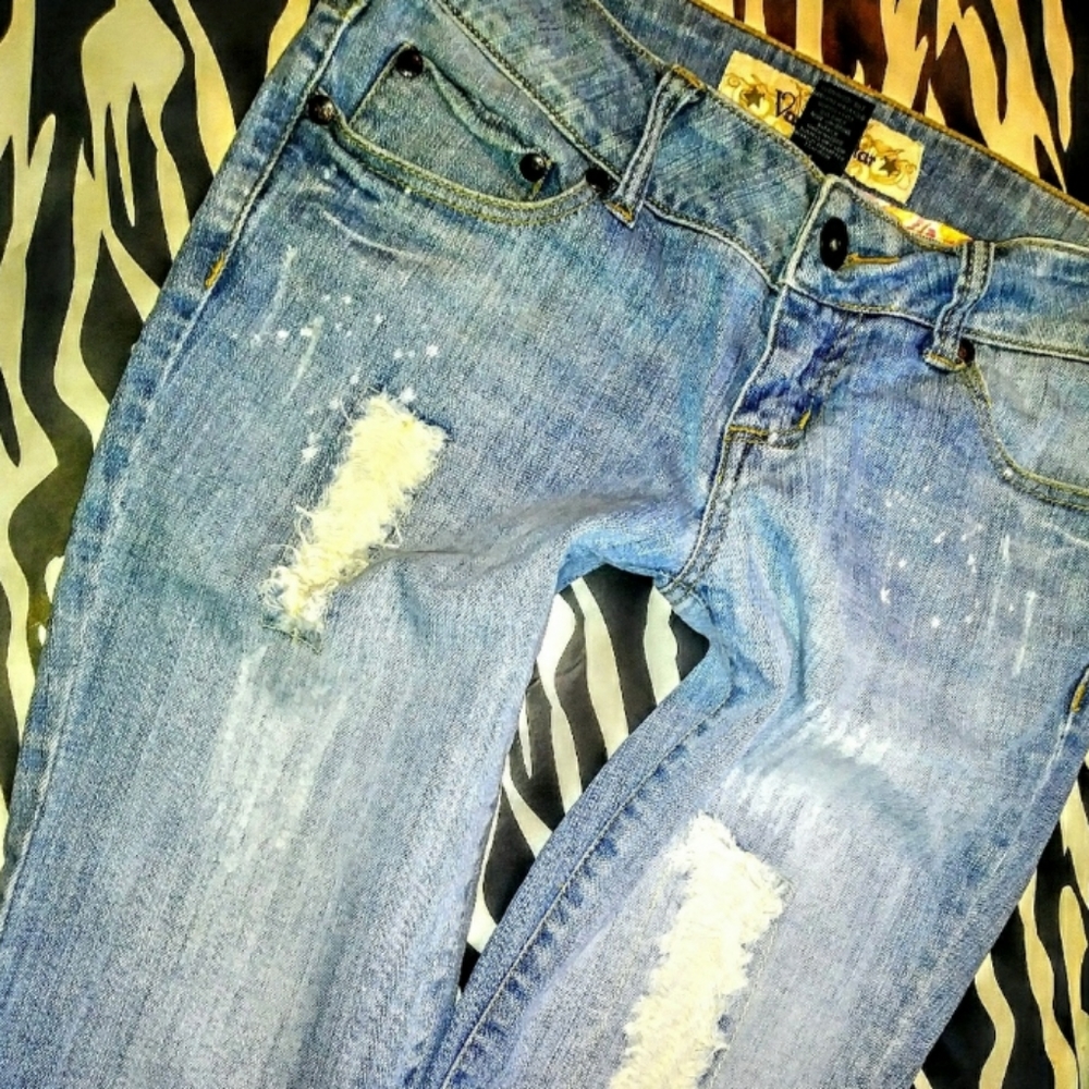Vanilla Star Shorts Size 3 Denim Bermuda NWOT - Picture 5 of 9